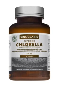 CHLORELLA SUPERIOR 550 mg 60 kaps CHLORELLA SUPERIOR 550 mg 60 kaps