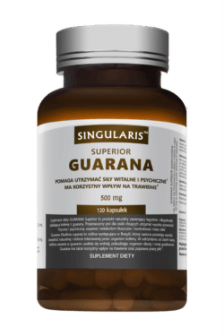 GUARANA 500 mg SUPERIOR 120 kaps GUARANA 500 mg SUPERIOR 120 kaps