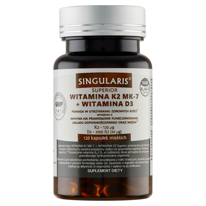 WITAMINA K2 MK-7 + D3 SUPERIOR 120 kaps