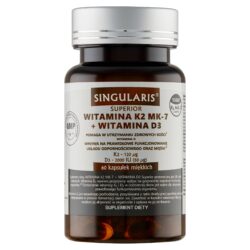 WITAMINA K2 MK-7 + D3 SUPERIOR 60 kaps WITAMINA K2 MK-7 + D3 SUPERIOR 60 kaps