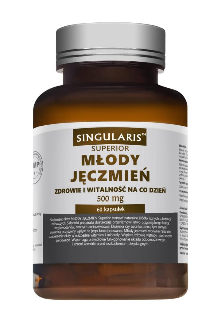 MŁODY JĘCZMIEŃ 500mg SUPERIOR 60 kaps MŁODY JĘCZMIEŃ 500mg SUPERIOR 60 kaps