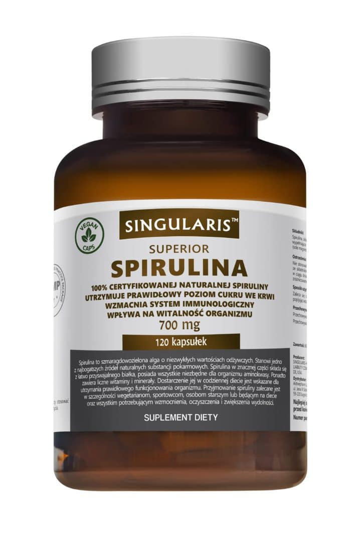 SPIRULINA SUPERIOR 700 mg 120 kaps SPIRULINA SUPERIOR 700 mg 120 kaps