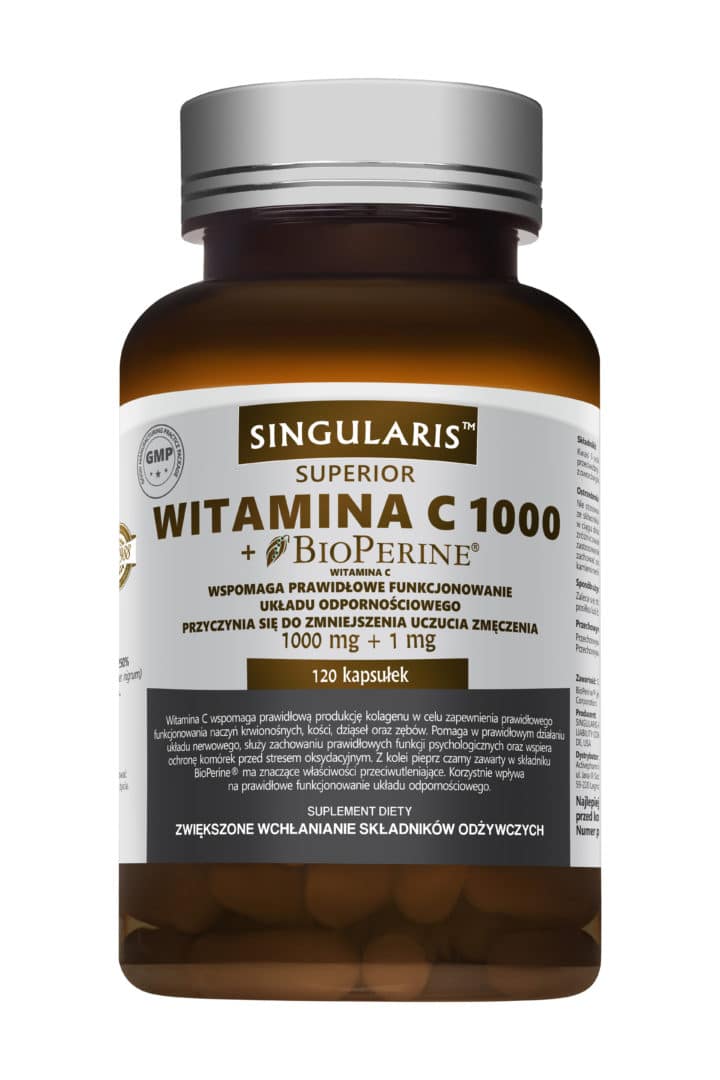 WITAMINA C 1000 + BIOPERINE® SUPERIOR 120 kaps WITAMINA C 1000 + BIOPERINE® SUPERIOR 120 kaps