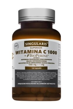 WITAMINA C 1000 + BIOPERINE® SUPERIOR 120 kaps WITAMINA C 1000 + BIOPERINE® SUPERIOR 120 kaps
