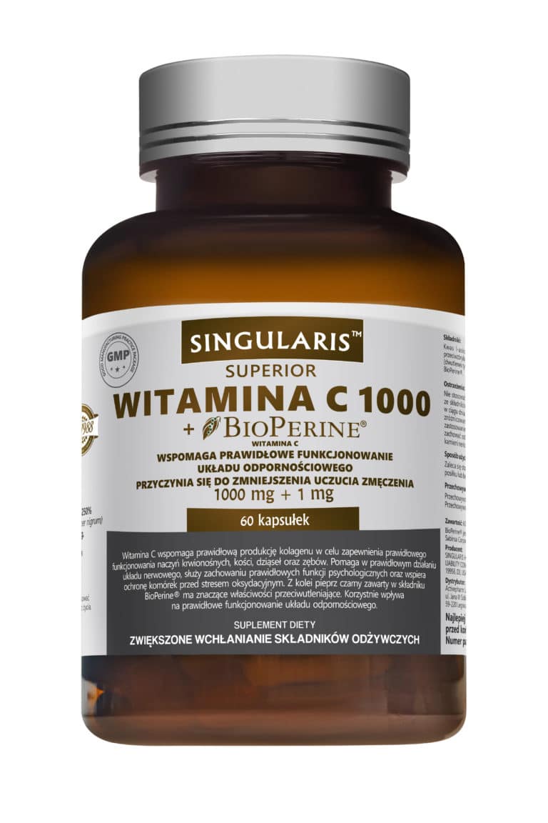 WITAMINA C 1000 + BIOPERINE® SUPERIOR 60 kaps WITAMINA C 1000 + BIOPERINE® SUPERIOR 60 kaps