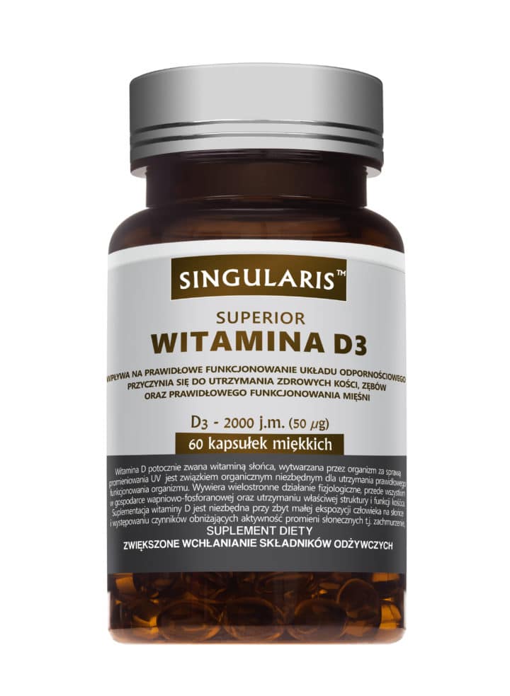 WITAMINA D3 2000 IU SUPERIOR 60 kaps