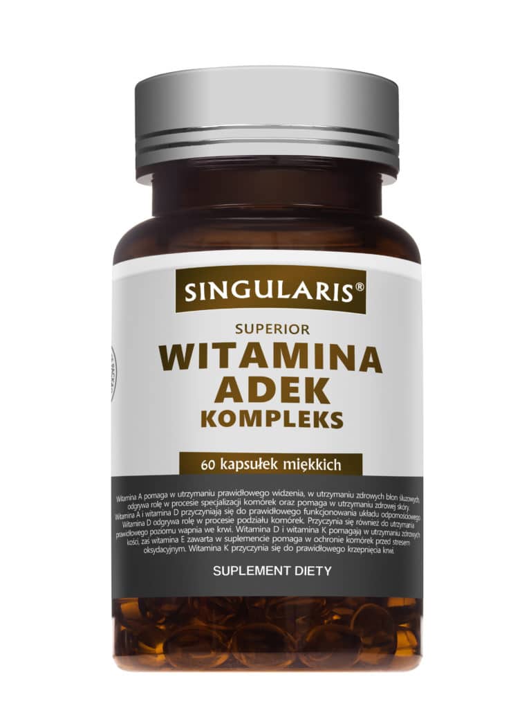 WITAMINA ADEK KOMPLEKS SINGULARIS® SUPERIOR - 60 kapsułek miękkich WITAMINA ADEK KOMPLEKS SINGULARIS® SUPERIOR - 60 kapsułek miękkich