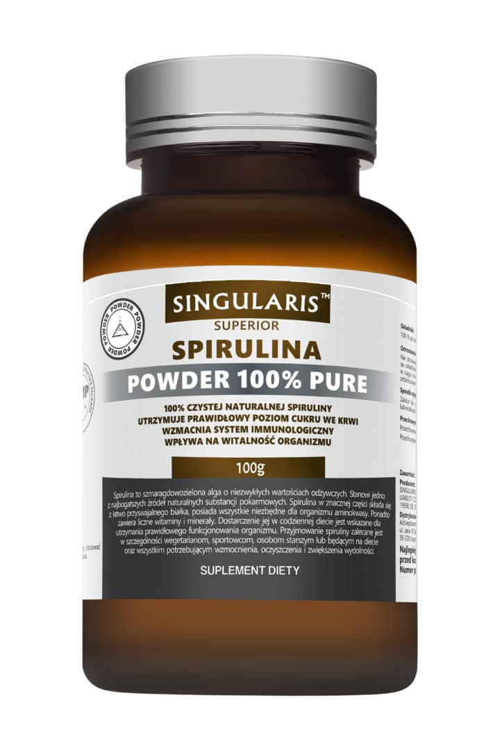 SPIRULINA POWDER 100% PURE 100g SINGULARIS SUPERIOR SPIRULINA POWDER 100% PURE 100g SINGULARIS SUPERIOR