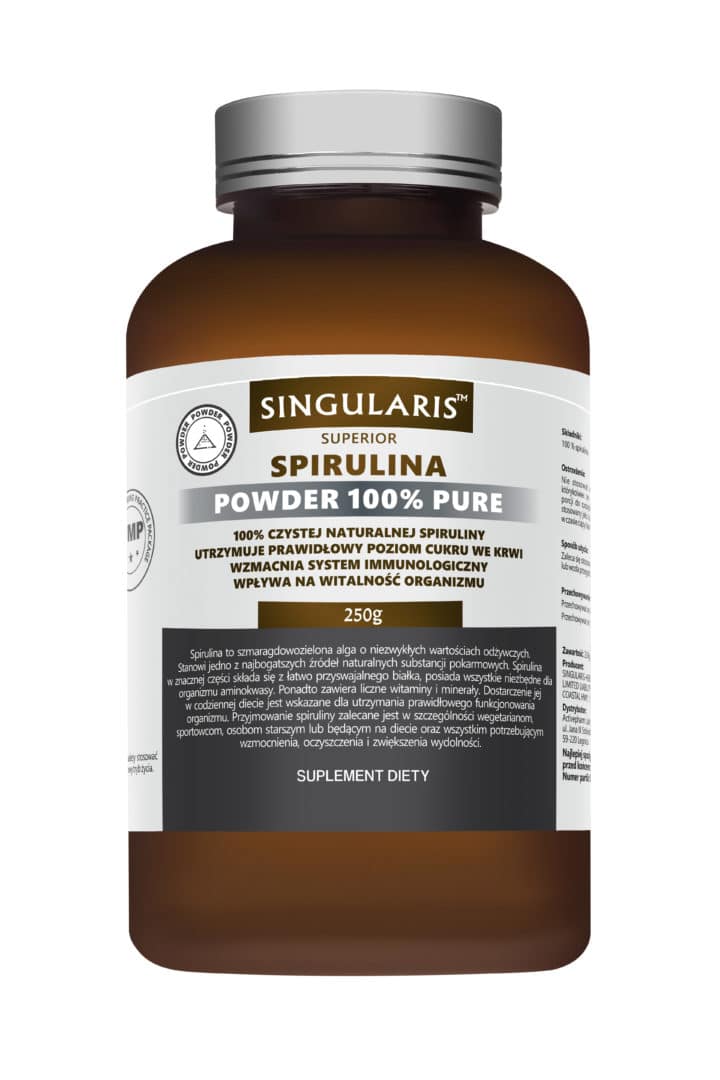 SPIRULINA POWDER 100% PURE 250g SINGULARIS SUPERIOR SPIRULINA POWDER 100% PURE 250g SINGULARIS SUPERIOR