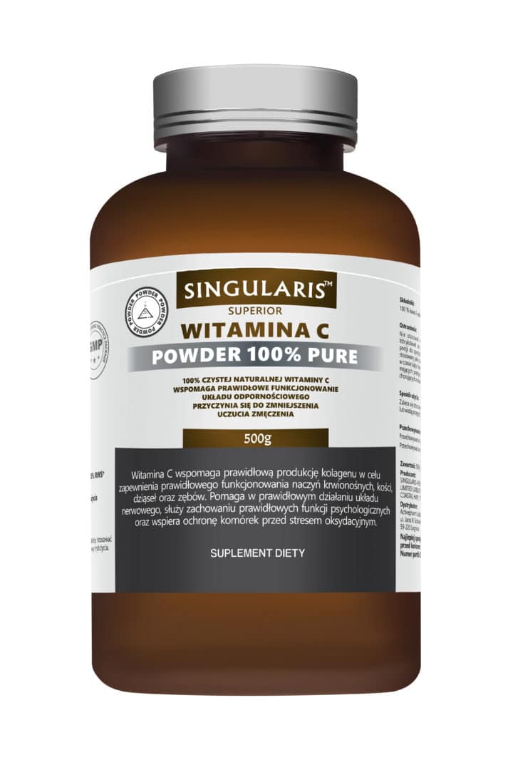 WITAMINA C POWDER 100% PURE 500g SINGULARIS SUPERIOR