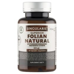 FOLIAN NATURAL ZE STANDARYZOWANEGO EKSTRAKTU Z CYTRYN 400 μg FOLIAN NATURAL ZE STANDARYZOWANEGO EKSTRAKTU Z CYTRYN 400 μg
