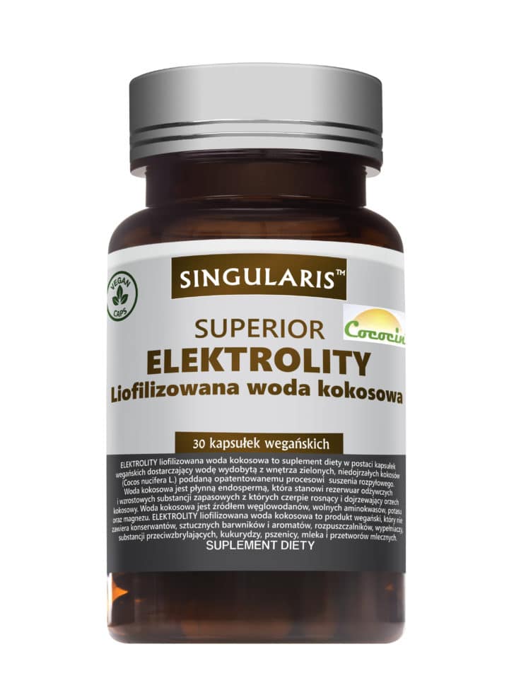 ELEKTROLITY LIOFILIZOWANA WODA KOKOSOWA SUPERIOR ELEKTROLITY LIOFILIZOWANA WODA KOKOSOWA SUPERIOR