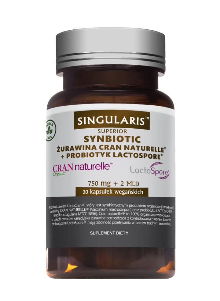 SYNBIOTIC ŻURAWINA CRAN NATURELLE® + PROBIOTYK LACTOSPORE® SUPERIOR SYNBIOTIC ŻURAWINA CRAN NATURELLE® + PROBIOTYK LACTOSPORE® SUPERIOR
