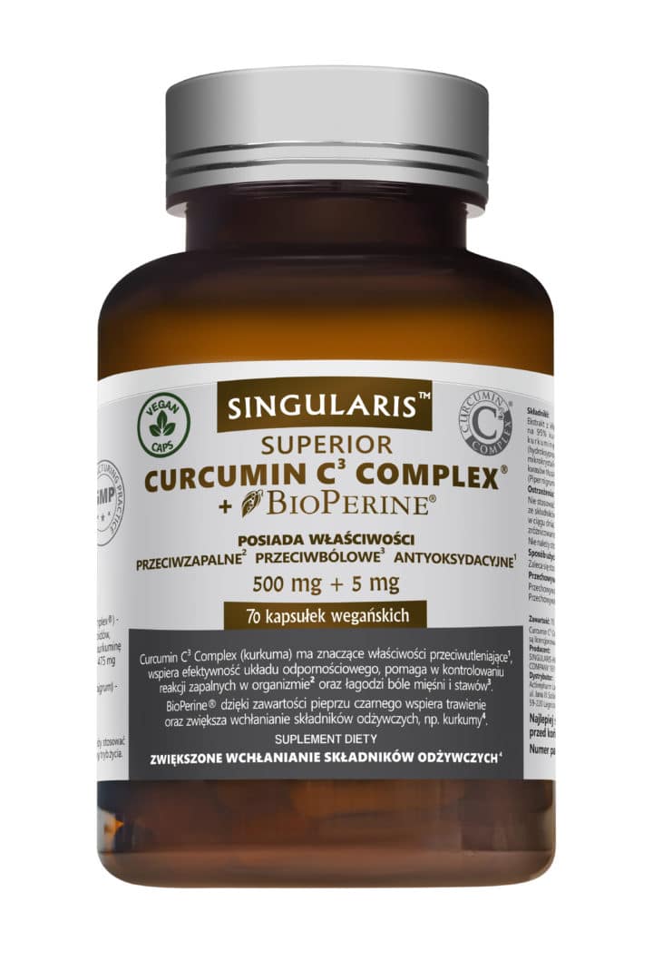 CURCUMIN C3 COMPLEX® + BIOPERINE® (Kurkuma) 70 kaps CURCUMIN C3 COMPLEX® + BIOPERINE® (Kurkuma) 70 kaps