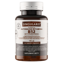 NATURALNA WITAMINA B12 100 mcg METYLOKOBALAMINA x 120 KAPS.