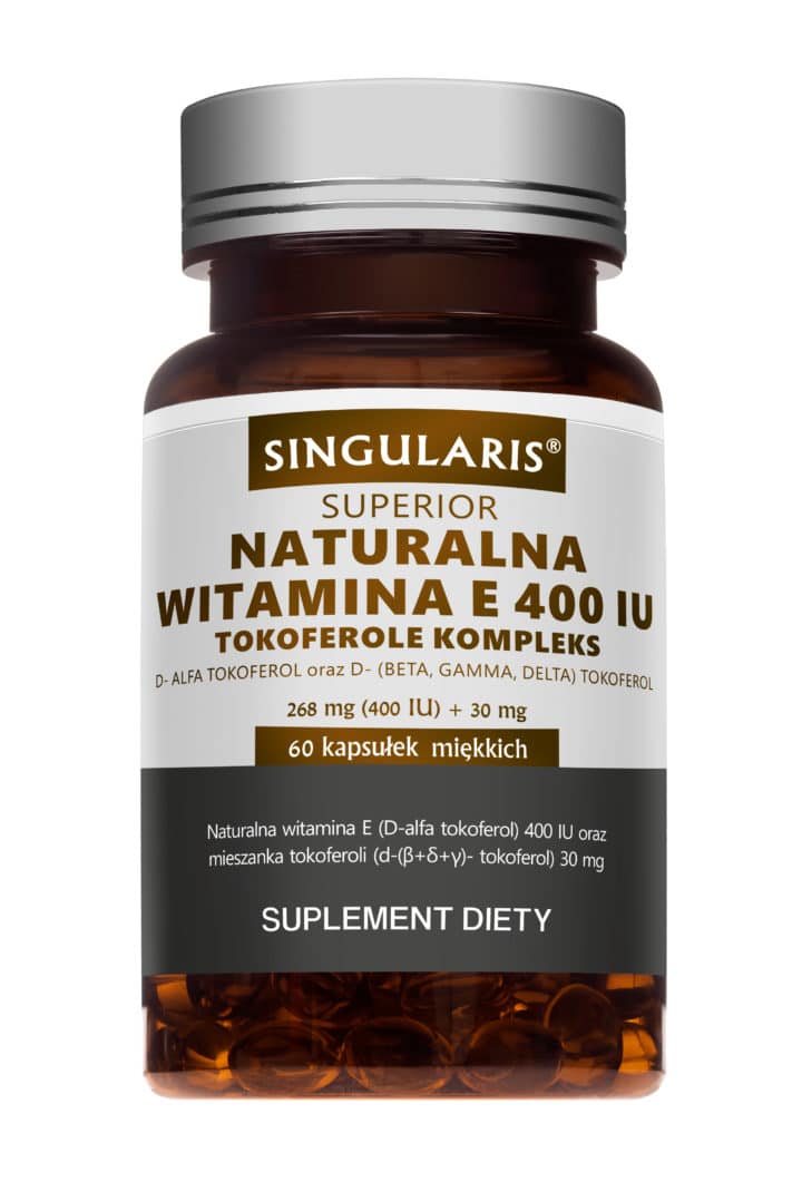 NATURALNA WITAMINA E 400 IU 60 kaps NATURALNA WITAMINA E 400 IU 60 kaps