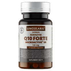 KOENZYM Q10 FORTE MICROACTIVE SR 120 mg SINGULARIS Superior 30 kaps KOENZYM Q10 FORTE MICROACTIVE SR 120 mg SINGULARIS Superior 30 kaps
