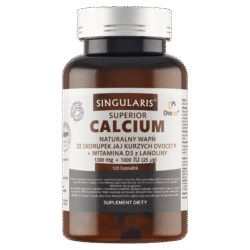 CALCIUM NATURALNY WAPŃ ZE SKORUPEK JAJ KURZYCH 1300mg +WITAMINA D31000 iu x 120 kaps CALCIUM NATURALNY WAPŃ ZE SKORUPEK JAJ KURZYCH 1300mg +WITAMINA D31000 iu x 120 kaps