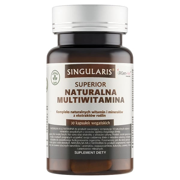 NATURALNA MULTIWITAMINA SUPERIOR 30 kaps NATURALNA MULTIWITAMINA SUPERIOR 30 kaps