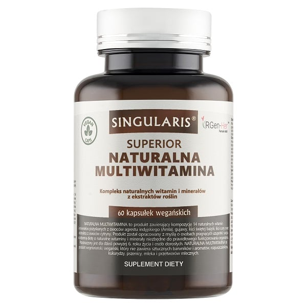 NATURALNA MULTIWITAMINA SUPERIOR 60 kaps NATURALNA MULTIWITAMINA SUPERIOR 60 kaps