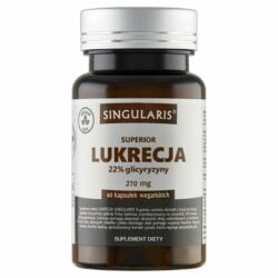 LUKRECJA SINGULARIS ® 60 kapsułek wegańskich LUKRECJA SINGULARIS ® 60 kapsułek wegańskich