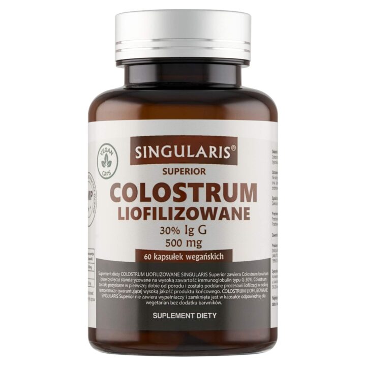 COLOSTRUM LIOFIZOWANE 60 KAPS. COLOSTRUM LIOFIZOWANE 60 KAPS.