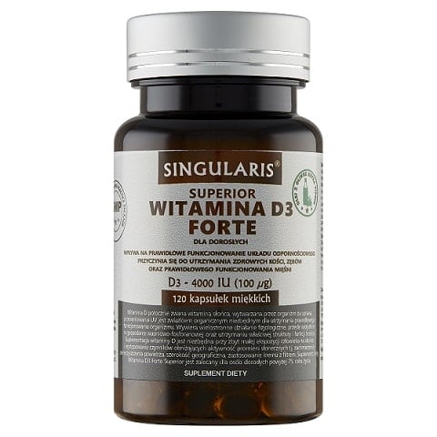 Witamina D3 Forte SUPERIOR 4000 120 kapsułek Witamina D3 Forte SUPERIOR 4000 120 kapsułek