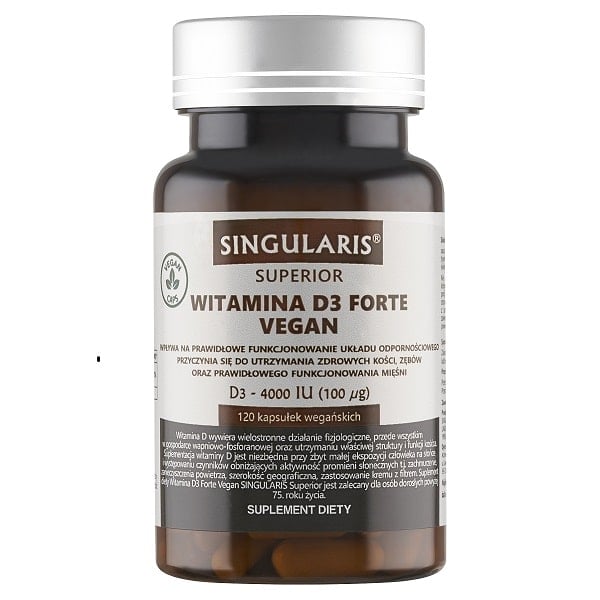 Witamina D3 Forte Vegan 4000 Singularis Superior 120 kaps Witamina D3 Forte Vegan 4000 Singularis Superior 120 kaps