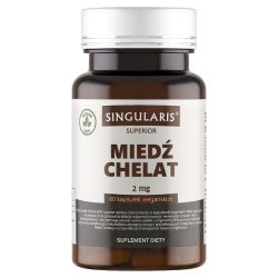 Miedź Chelat Singularis Superior 60 kaps Miedź Chelat Singularis Superior 60 kaps