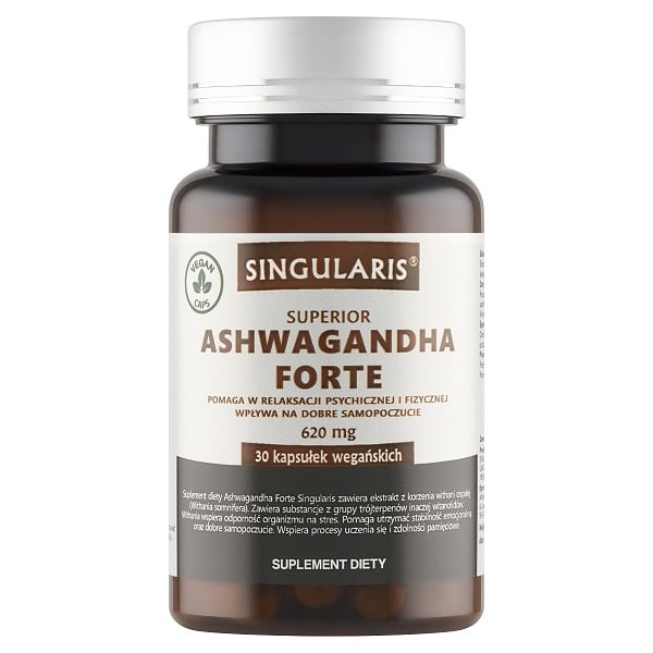 ASHWAGANDHA FORTE 620mg 30 kaps ASHWAGANDHA FORTE 620mg 30 kaps