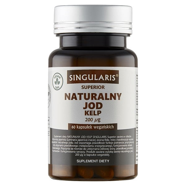 Naturalny Jod Kelp Singularis Superior 60 kaps Naturalny Jod Kelp Singularis Superior 60 kaps