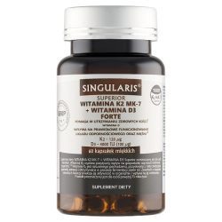Witamina K2MK7 + Witamina D3 Forte 60 kaps. Singularis Witamina K2MK7 + Witamina D3 Forte 60 kaps. Singularis