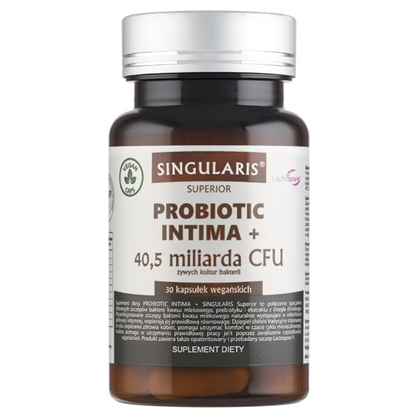 Probiotic Intima + 40,5 miliarda CFU 30 kaps Singularis Superior Probiotic Intima + 40,5 miliarda CFU 30 kaps Singularis Superior
