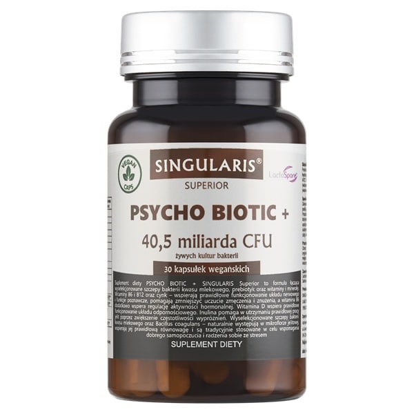 Psycho Biotic + 40,5 miliarda CFU 30 kaps Singularis Superior Psycho Biotic + 40,5 miliarda CFU 30 kaps Singularis Superior