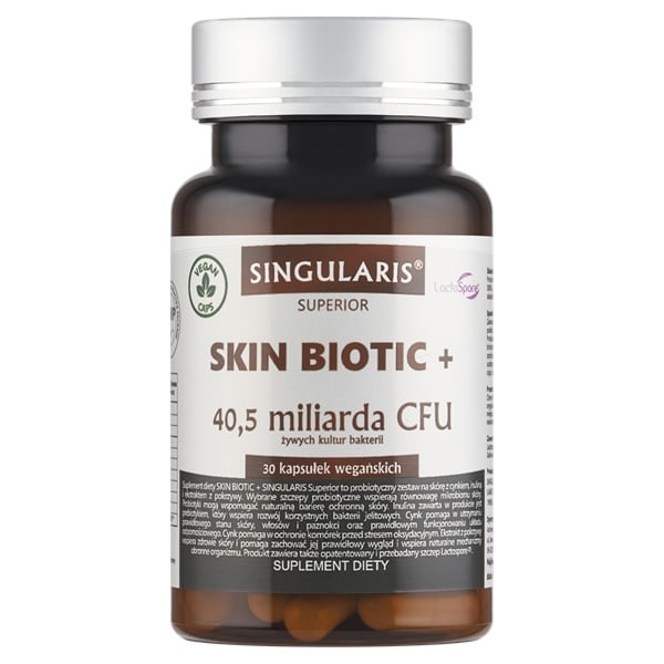 Skin Biotic + 40,5 miliarda CFU 30 kaps Singularis Superior Skin Biotic + 40,5 miliarda CFU 30 kaps Singularis Superior